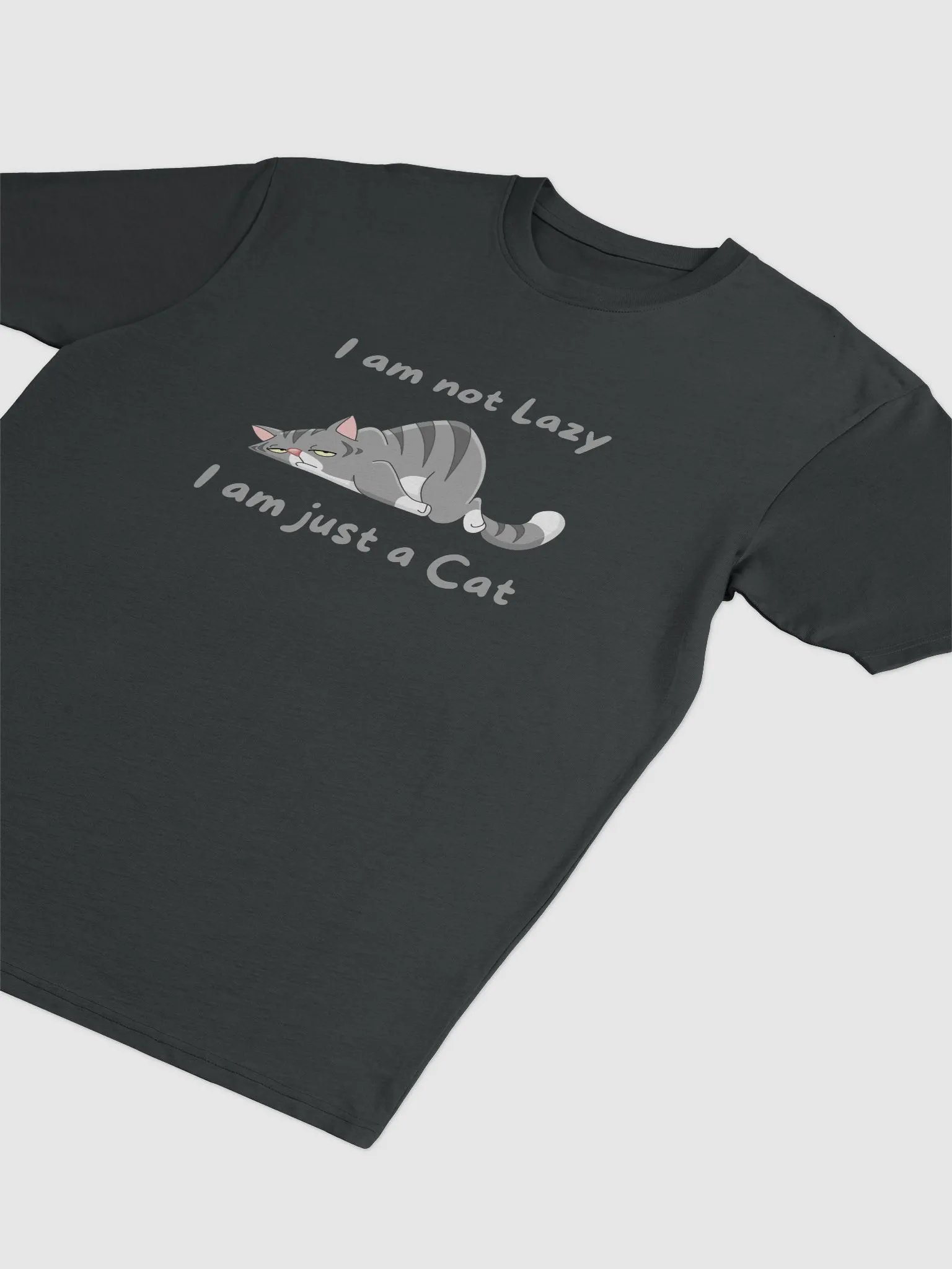 I am not lazy, I am just a cat tee By "The Kitty Kingdom" product image (3)