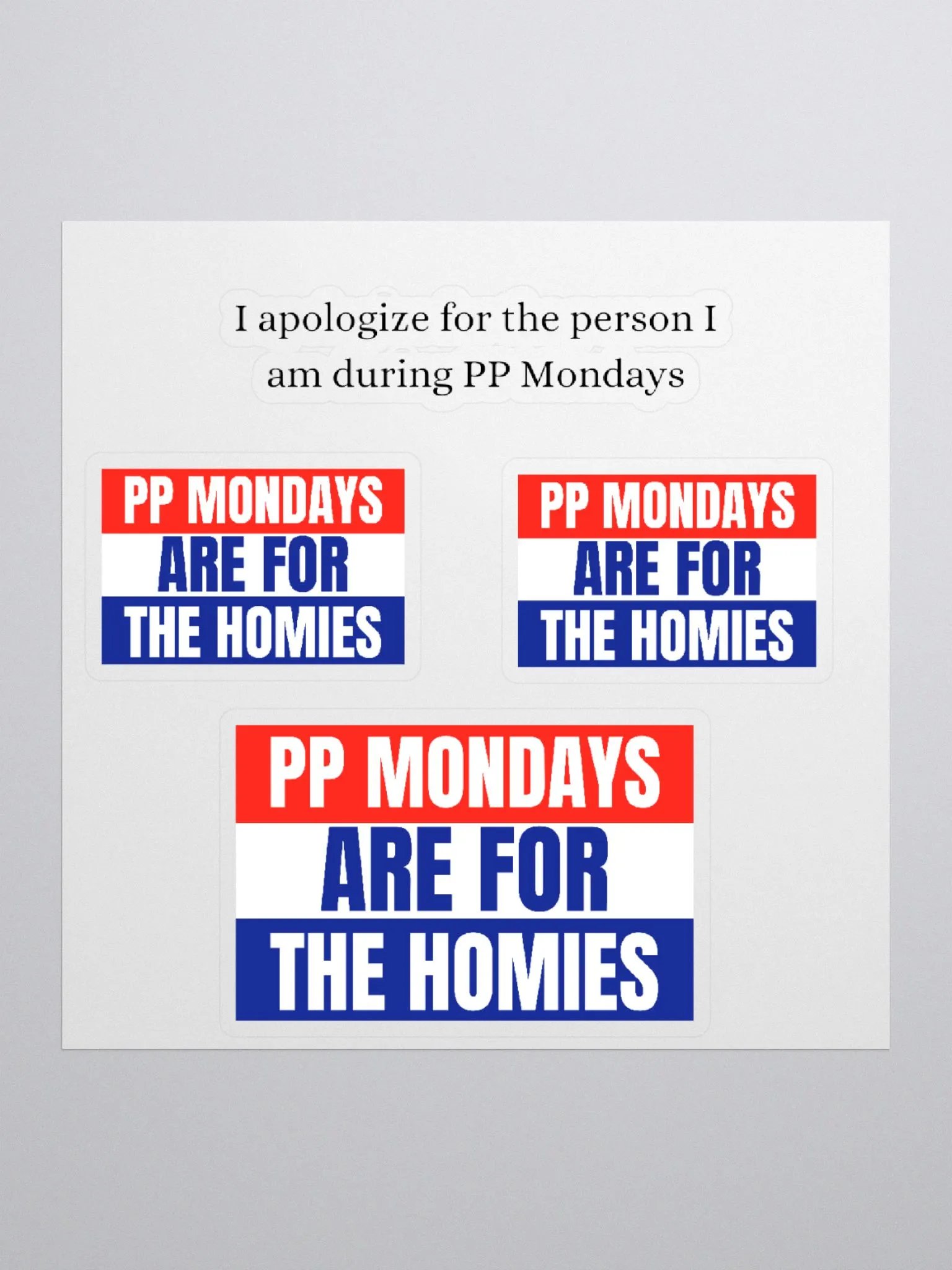 PP Monday Stickers product image (1)