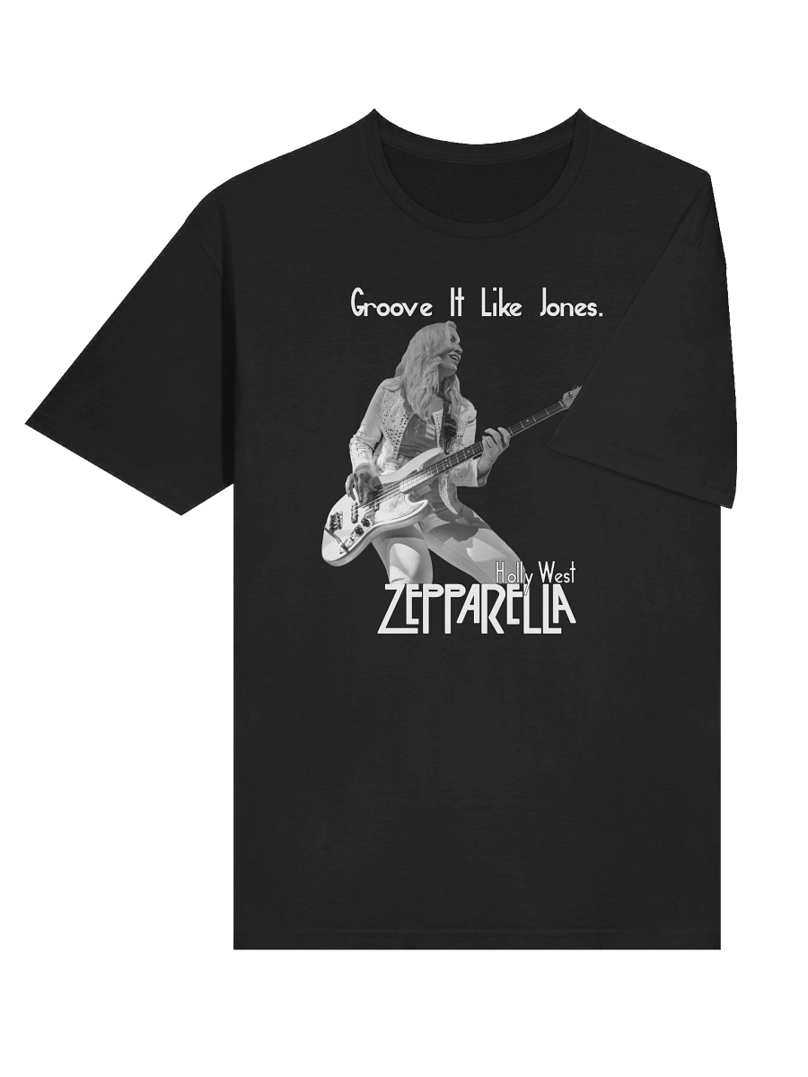Groove It Like Jones - Holly West Tee - Black and White Design product image (6)