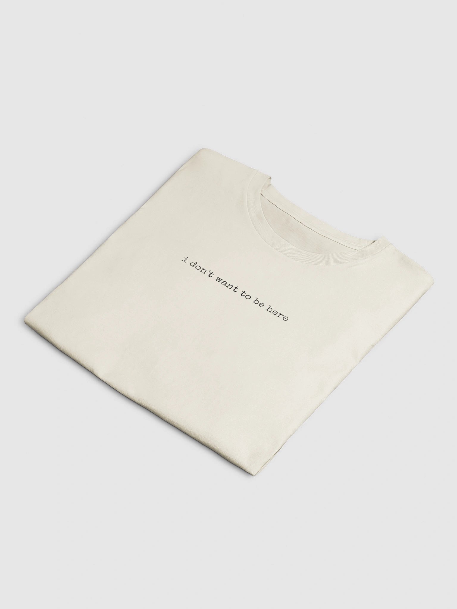I Don't Want To Be Here Y2K Crop Baby Tee - Sarcastic & Relatable Shirt product image (22)