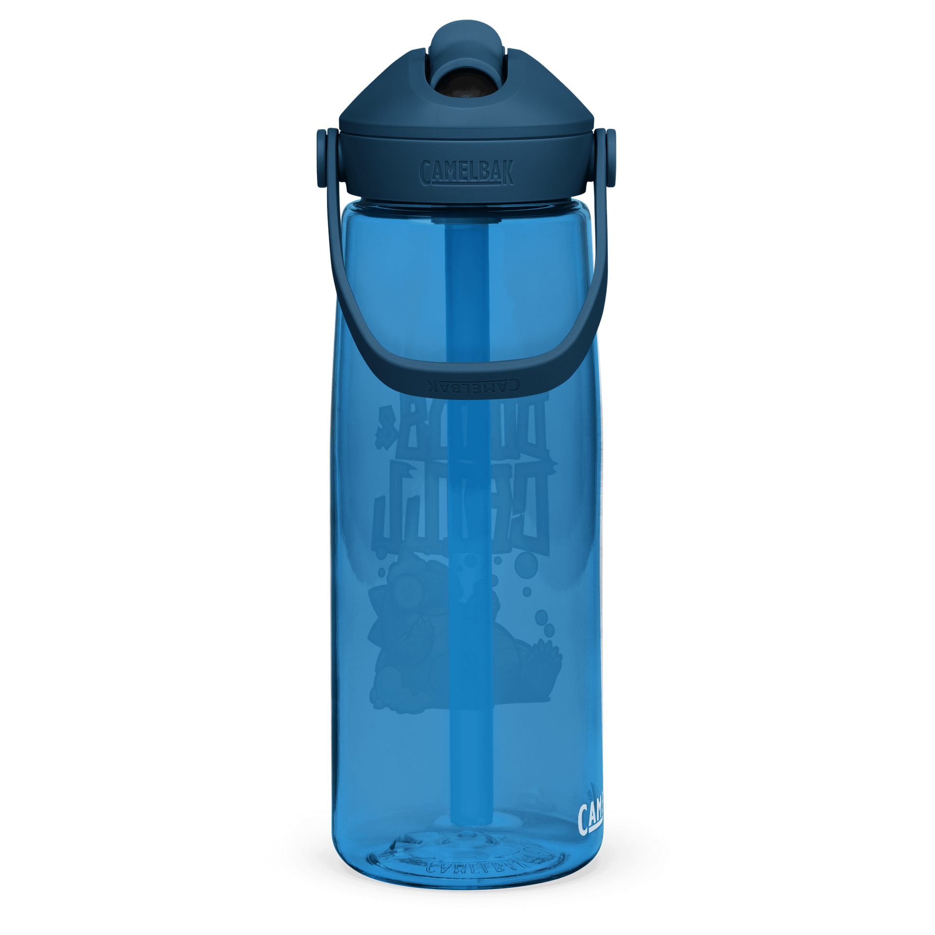 Dinos & Chill Flip Straw Water Bottle product image (4)