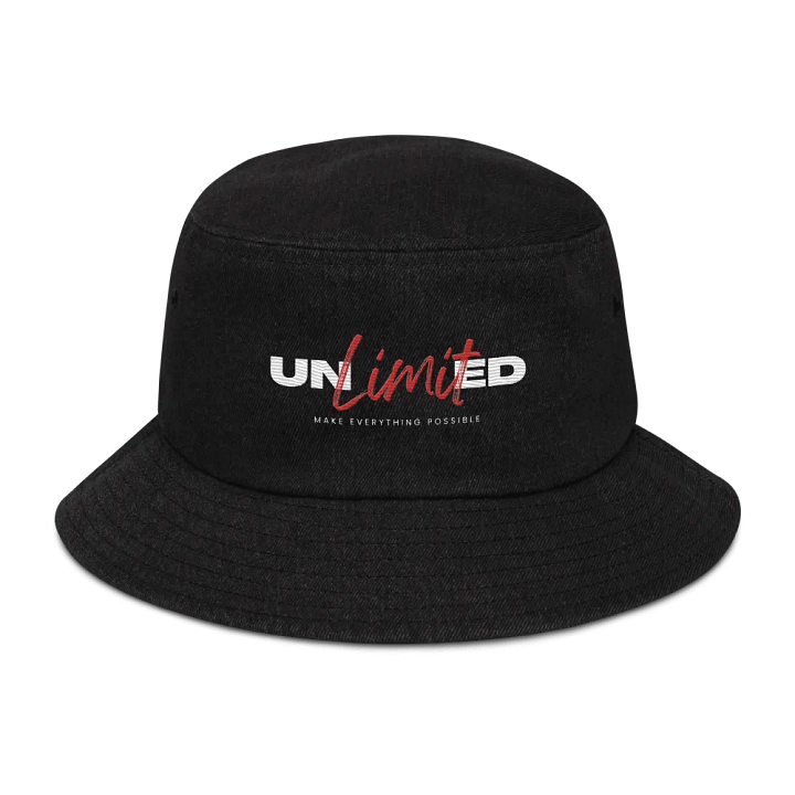 Unlimited Possibilities Denim Bucket Hat – High-Profile Confidence | Classic & Trendy product image (1)