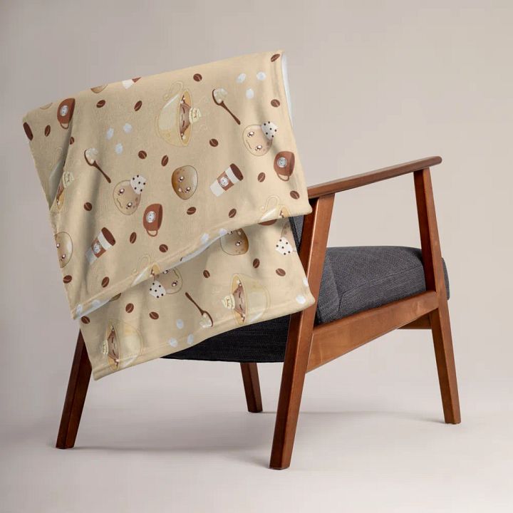 Coffee Slime Throw Blanket product image (1)