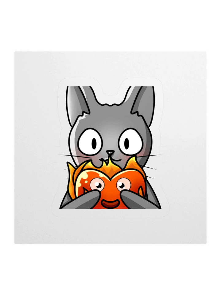 The Snaggletooth Heart Sticker product image (1)