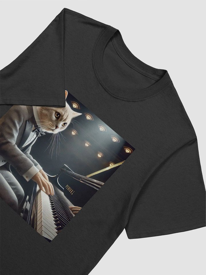 Piano Cat Unisex T-Shirt product image (1)