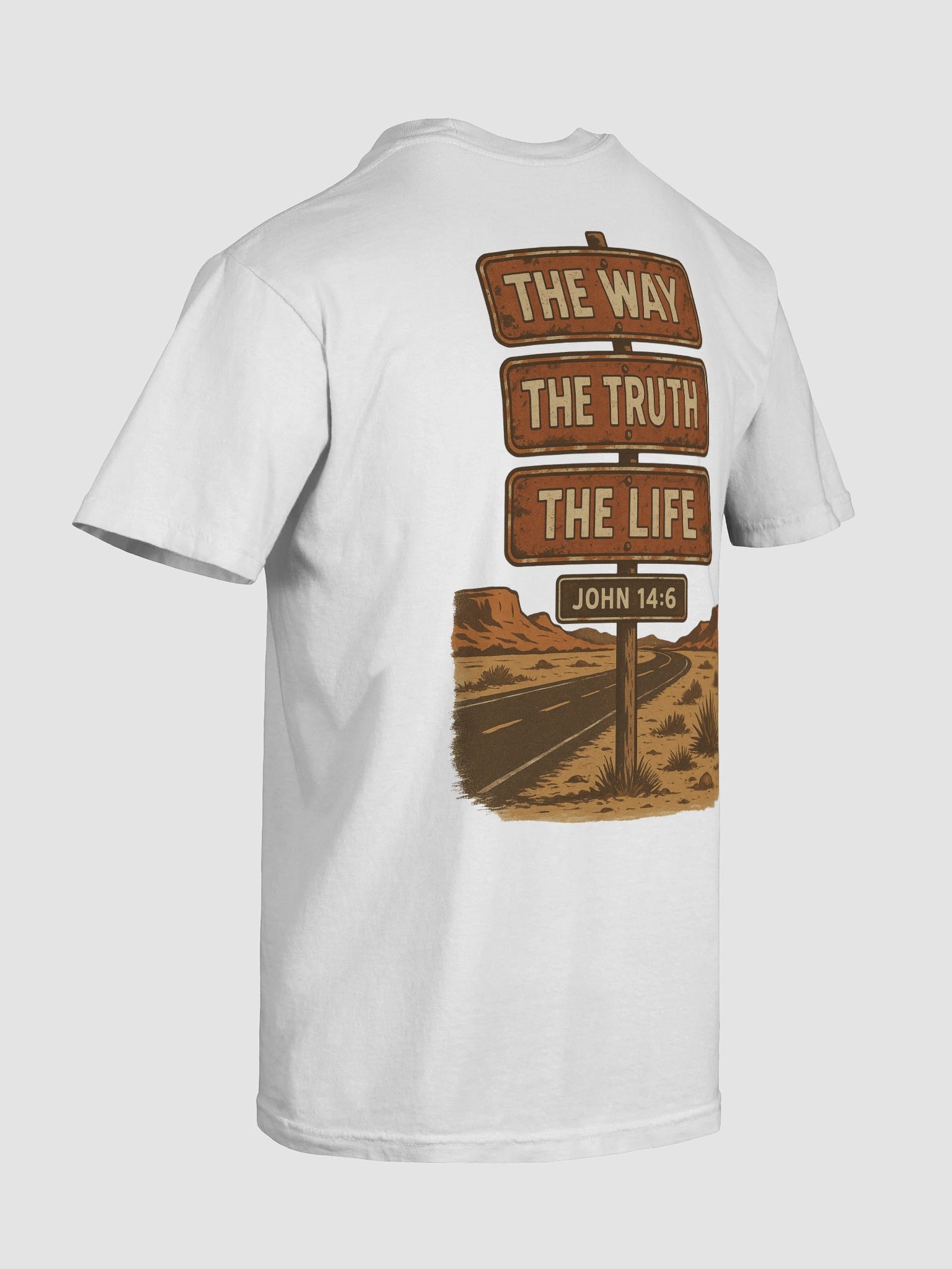 The Way, The Truth, The Life – Vintage Road Sign (John 14:6) product image (10)