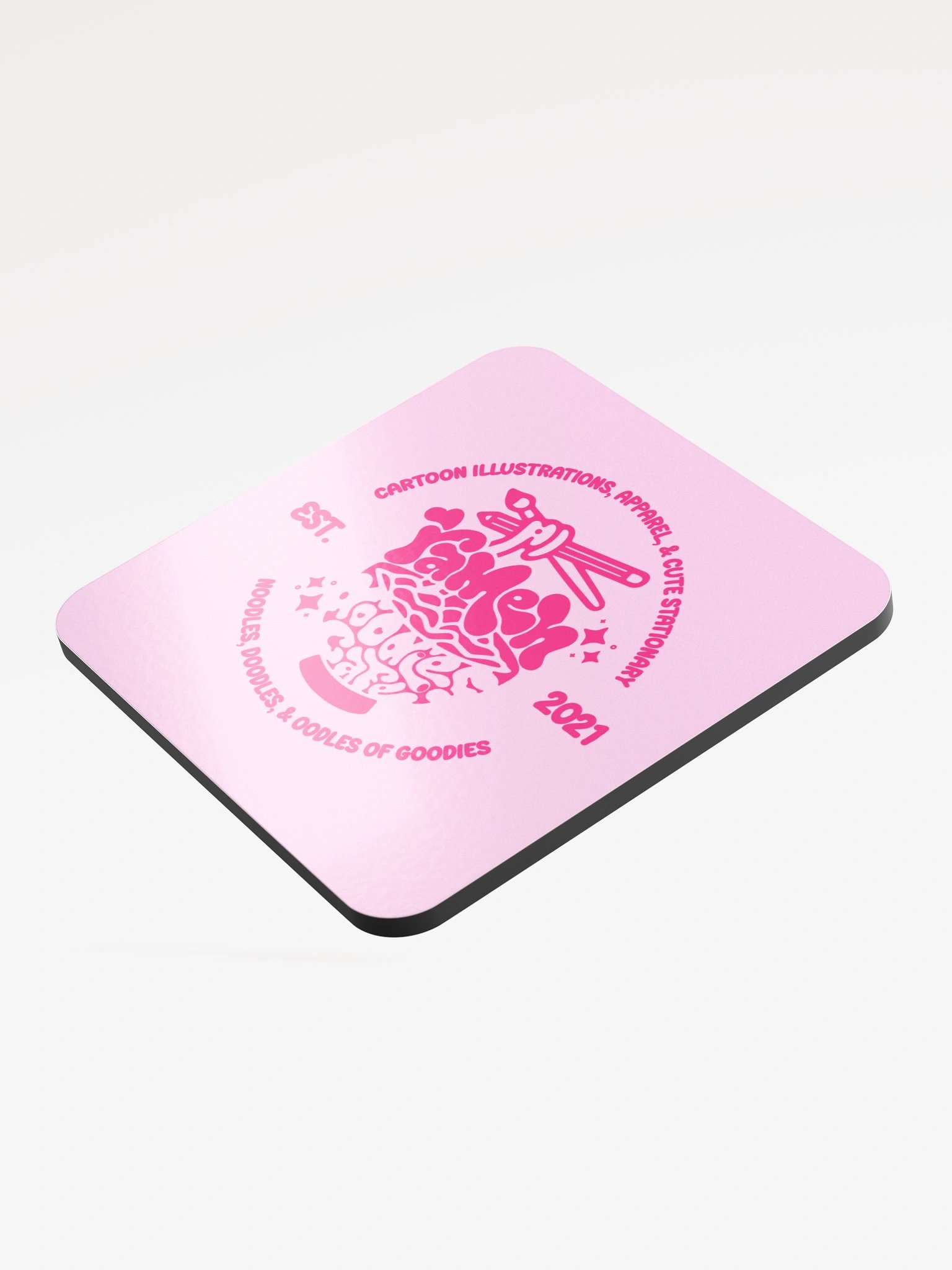 RamenDoodlesCafe Logo Coaster product image (3)