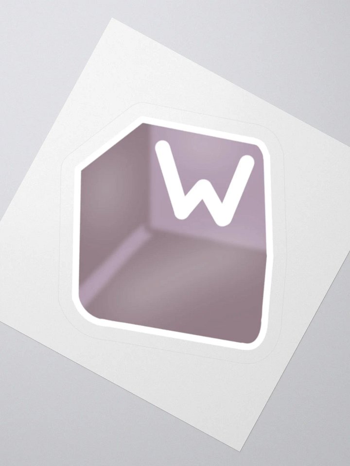 W Key Sticker product image (7)