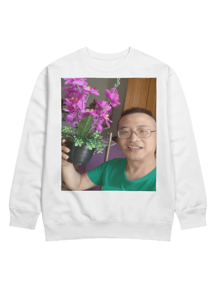 Cotton Heritage Premium Sweatshirt:nice flower product image (1)