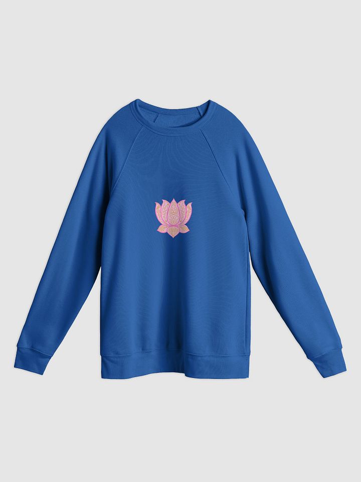 Golden Lotus Unisex Raglan Sweatshirt product image (1)