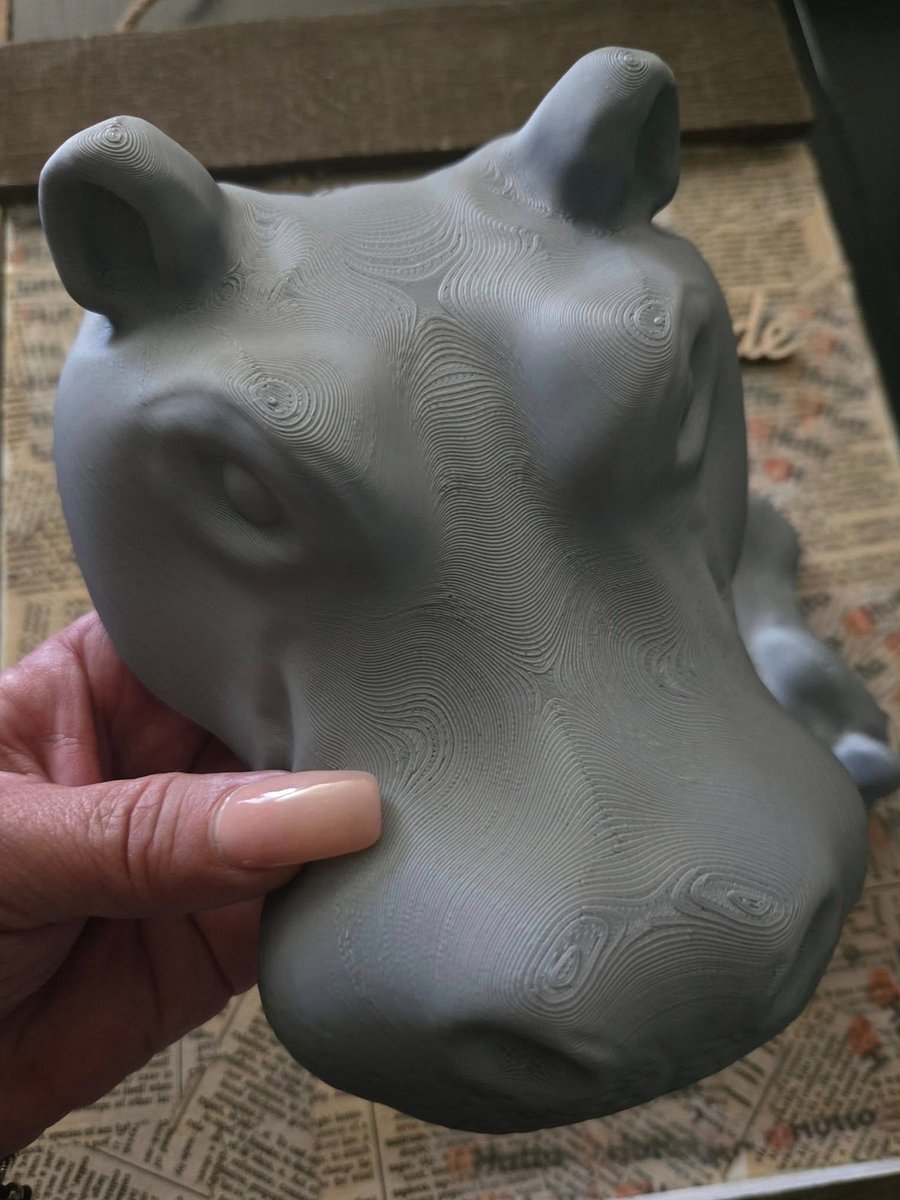 Laying Hutto Hippo Head - XL product image (2)