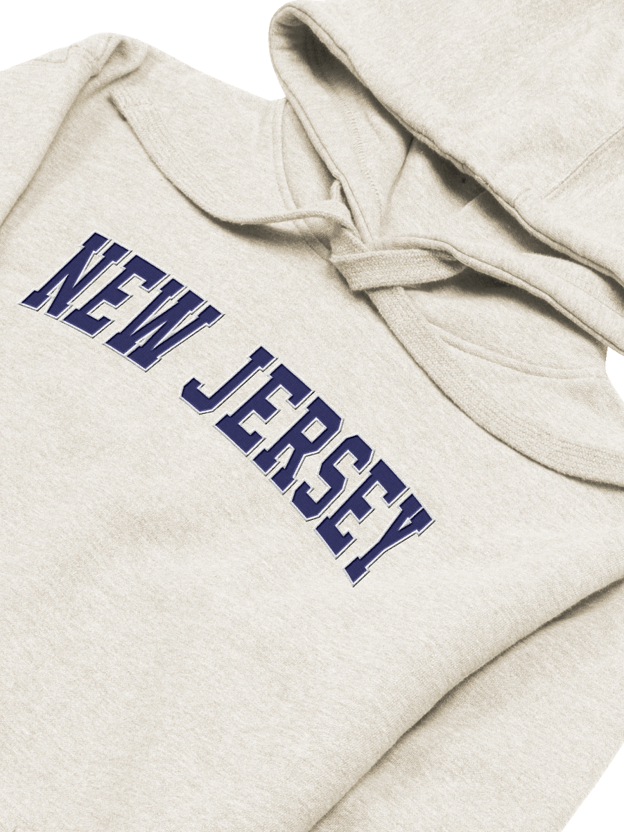 New Jersey Vintage Stylish Embroidery Unisex Premium Hoodie product image (2)
