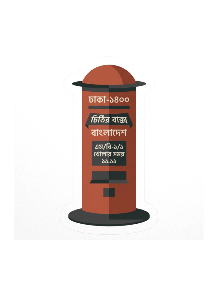 Bangladesh Retro Letter Box Art product image (1)