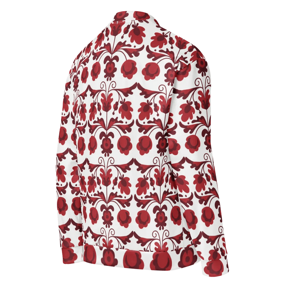 Symphony in Red Floral Bomber Jacket product image (8)