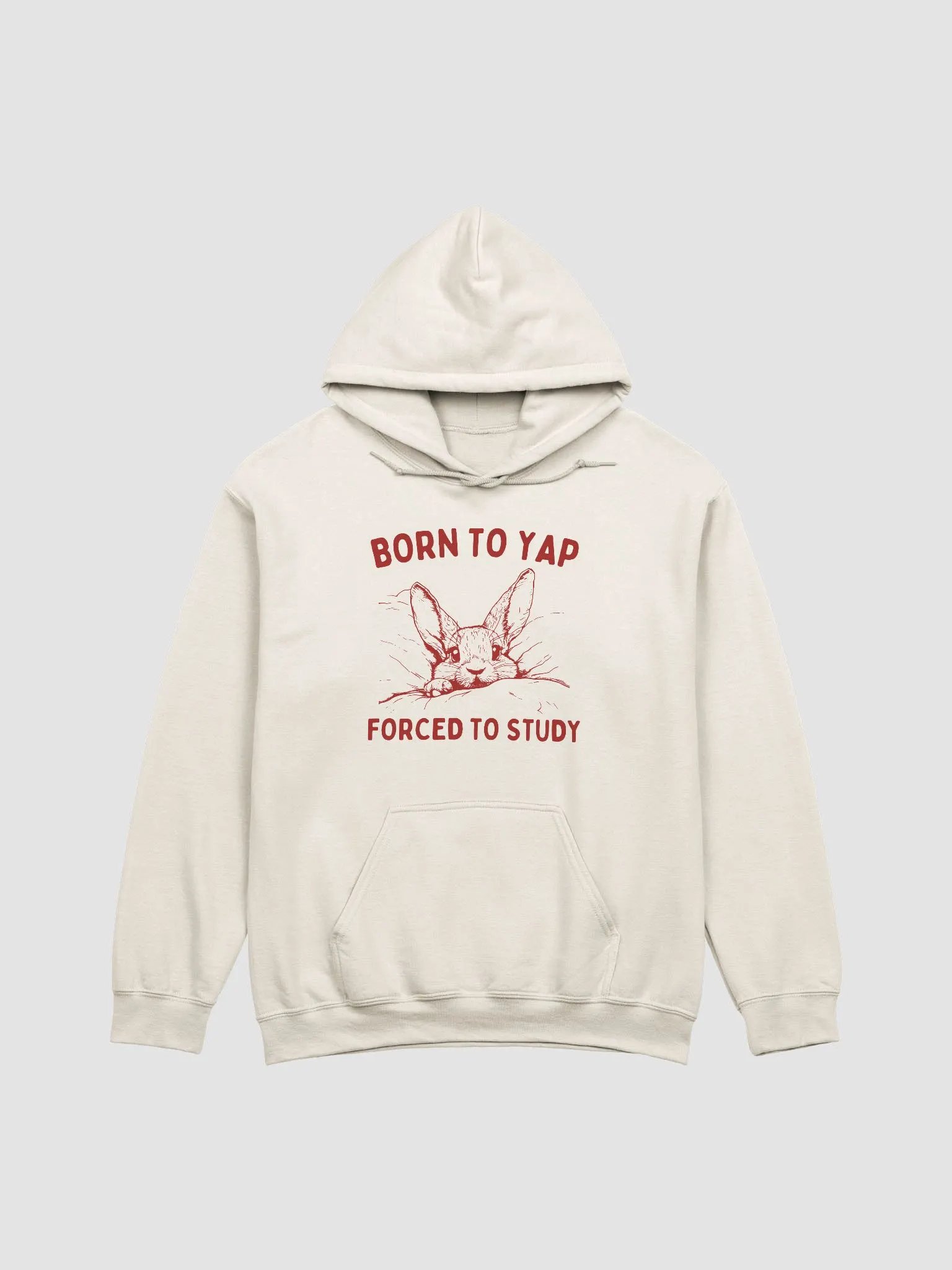 Born to yap forced to study Hoodie product image (1)