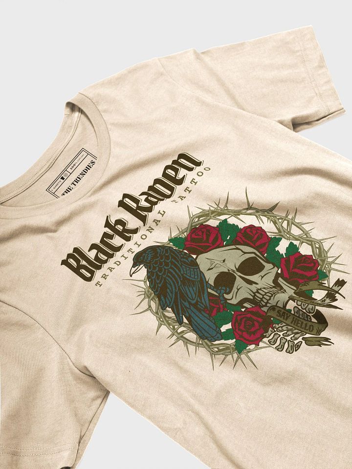 Black Raven Traditional Tattoo T-Shirt product image (2)