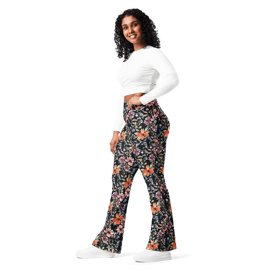 Flowers Flare Leggings product image (10)