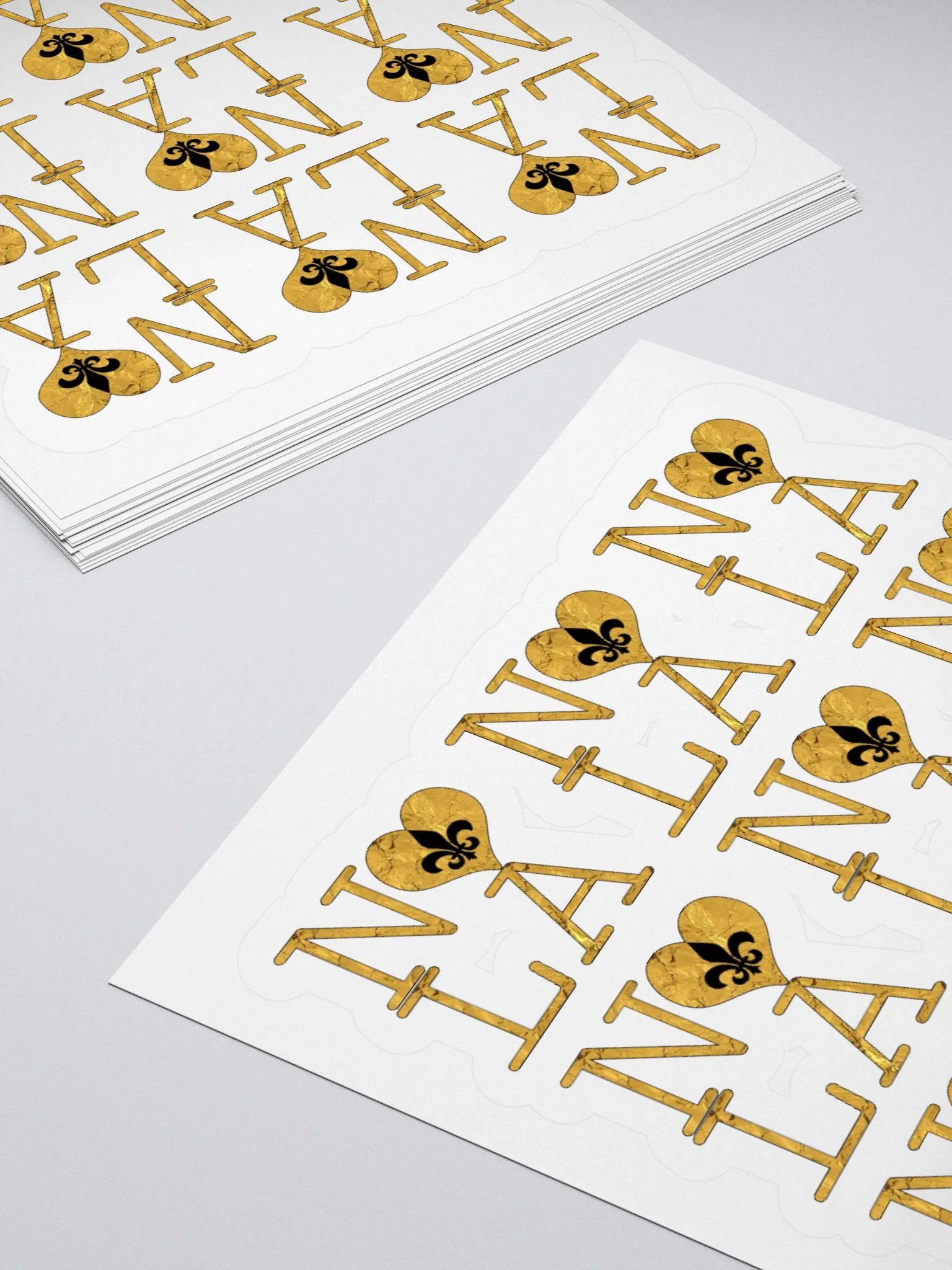 I LOVE NOLA **LEGACY STICKER** (GOLD WRAP FULL + OUTLINE) product image (4)