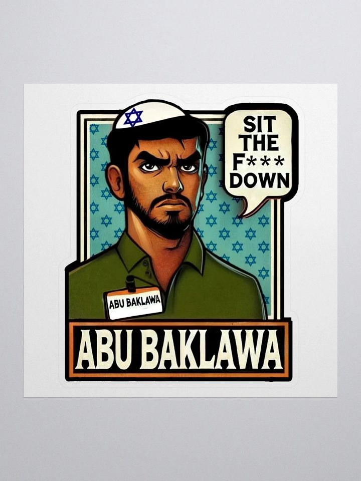 Abu Baklawa Sticker product image (1)