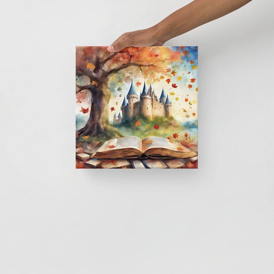 Open Book And Castle Watercolour Wall Art product image (13)