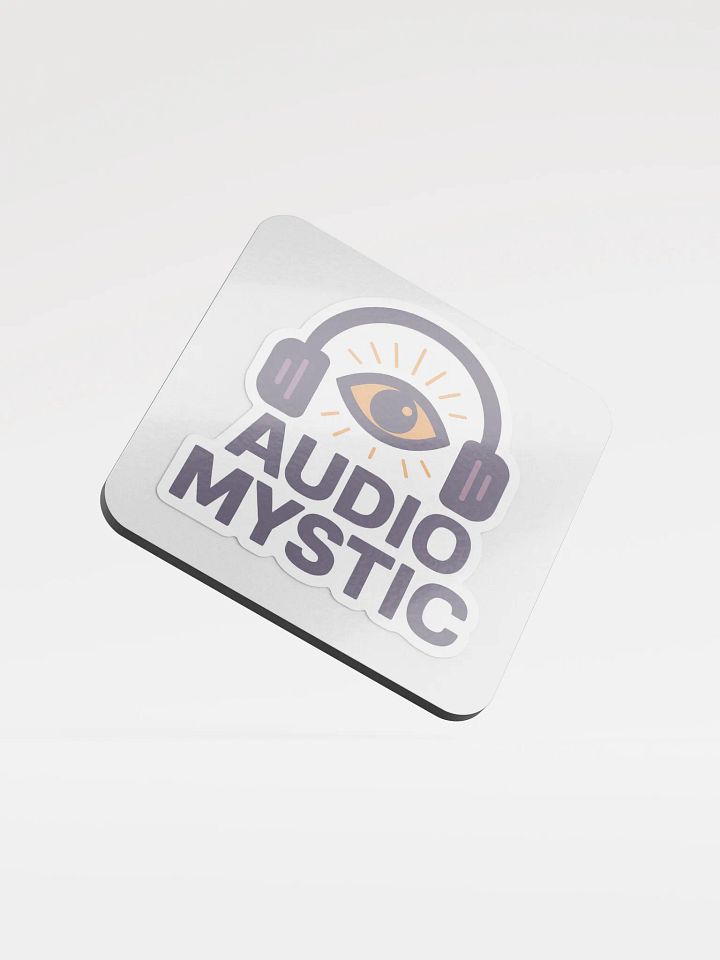 AUDIO MYSTIC — Headphones of Higher Perception Coaster product image (1)