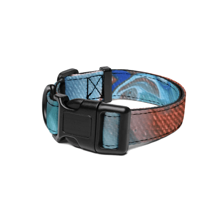 Metallic Orange Pet Collar product image (1)