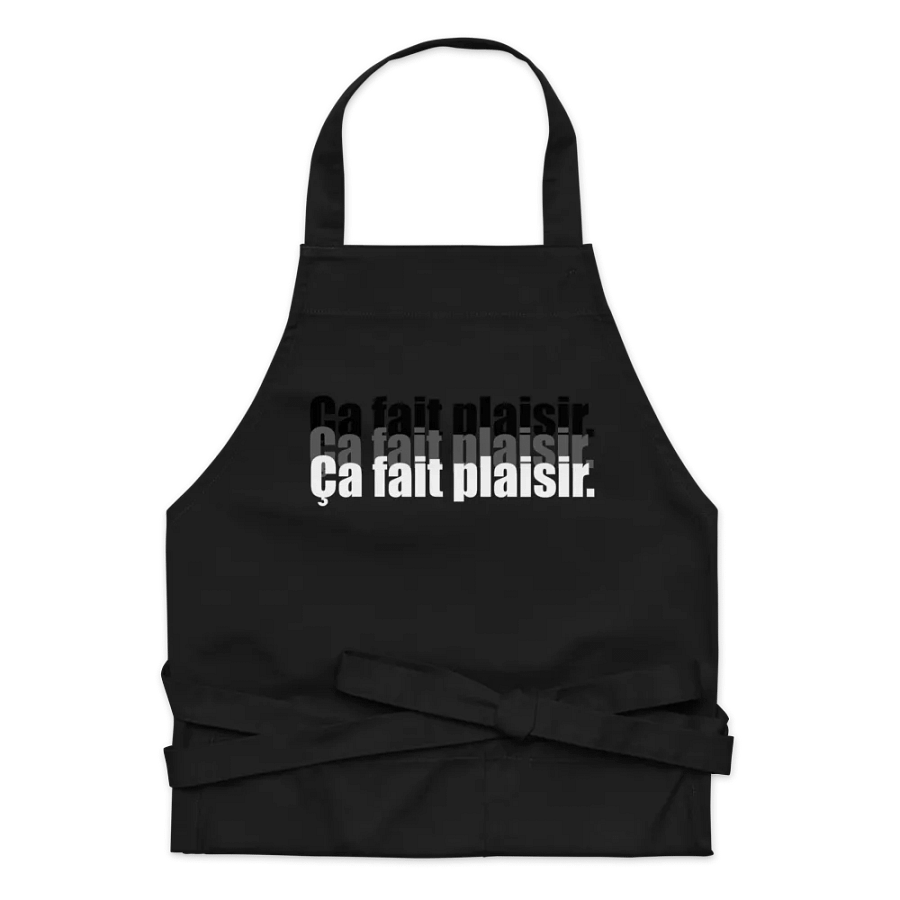 ''Ça fait plaisir'' Tablier en coton biologique product image (6)