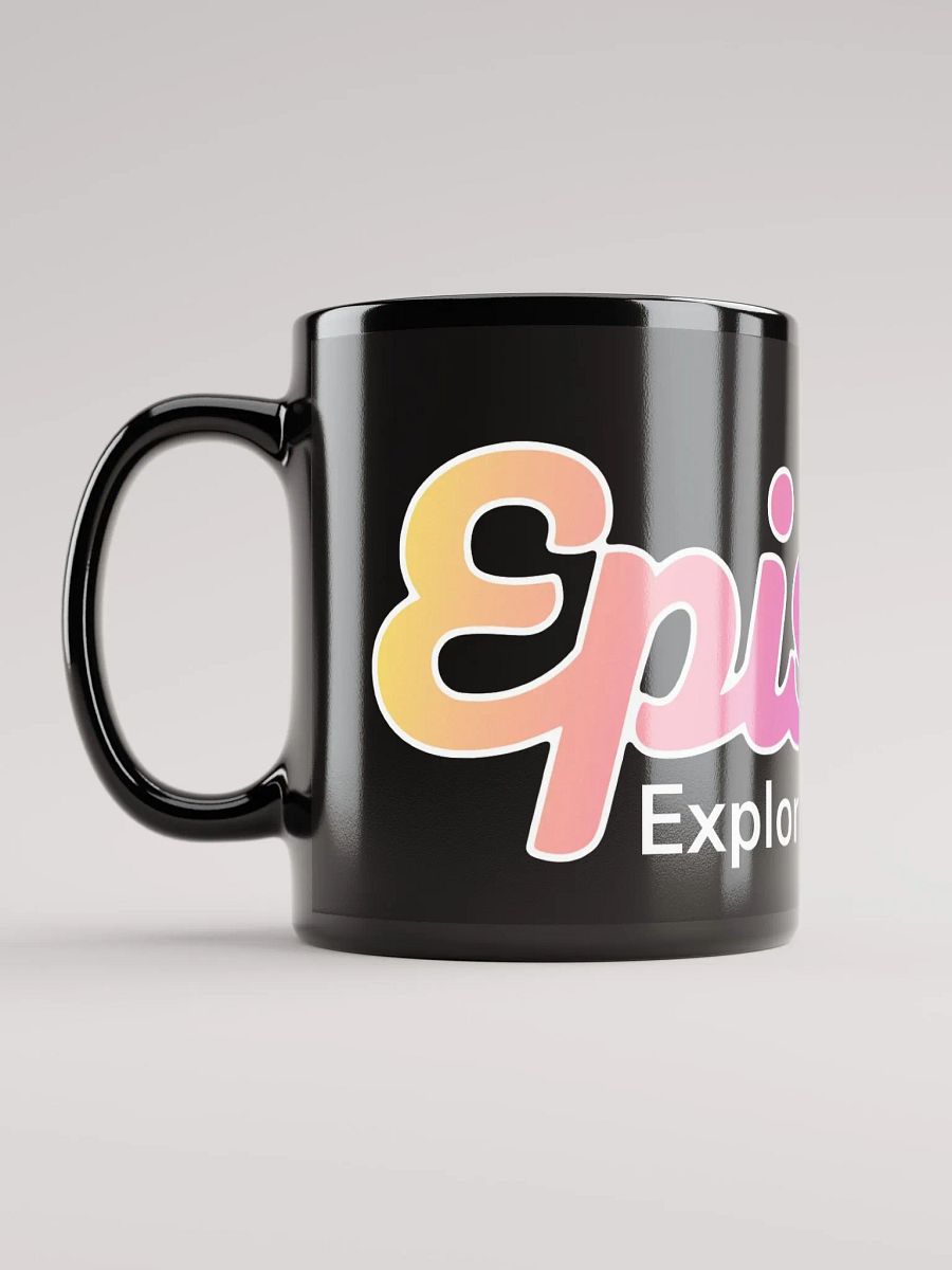 Episode Black Glossy Mug With Gradient Logo product image (6)