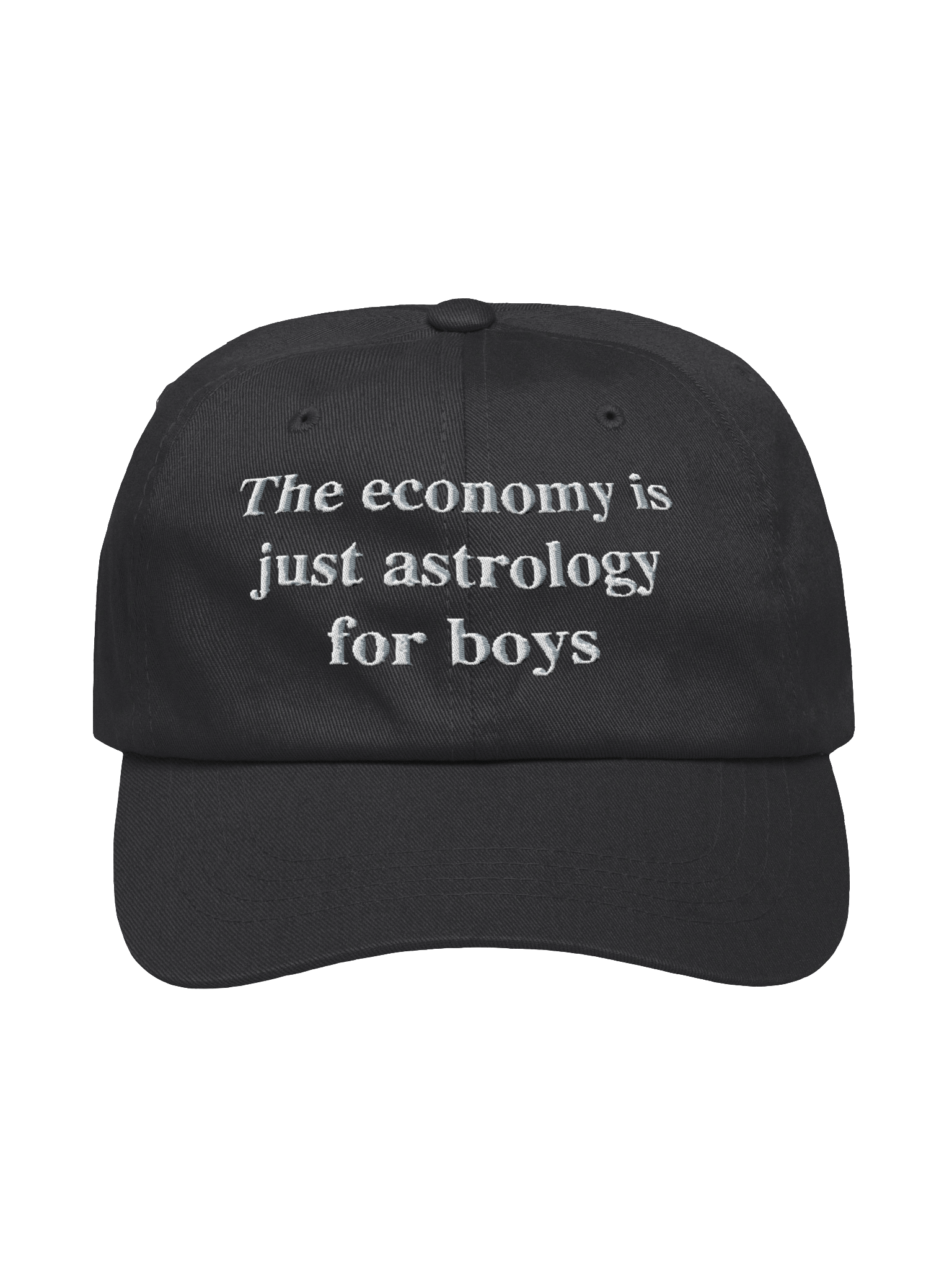 The Economy Is Just Astrology For Boys Corduroy Hat product image (1)