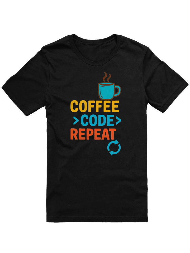 Coffee Code Repeat Tee product image (1)
