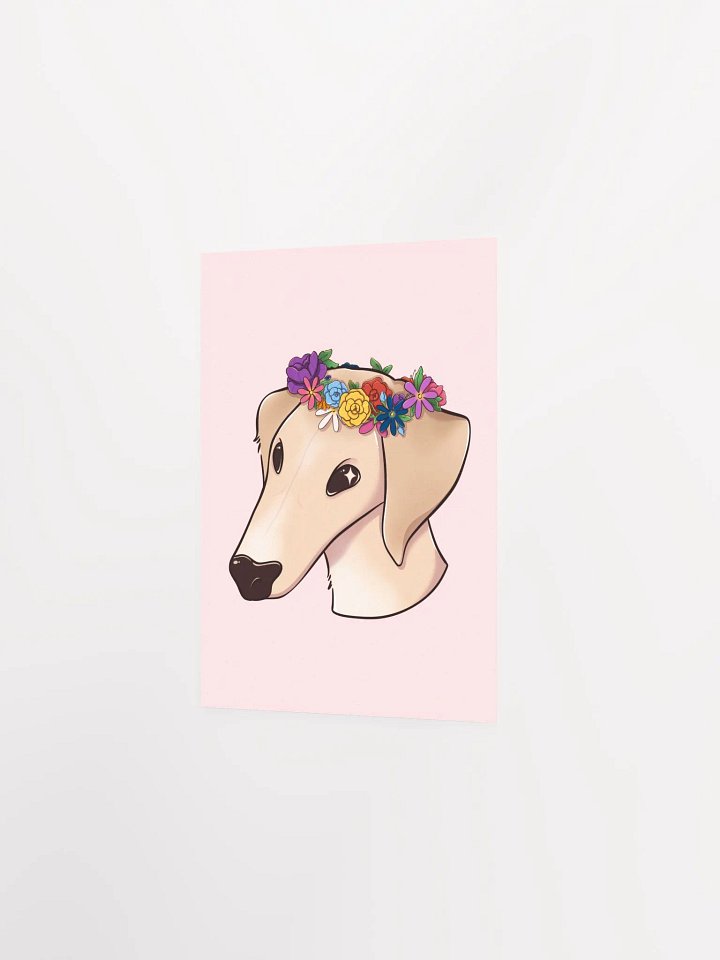 Joey 'Flower Crown' Print - Pink product image (1)