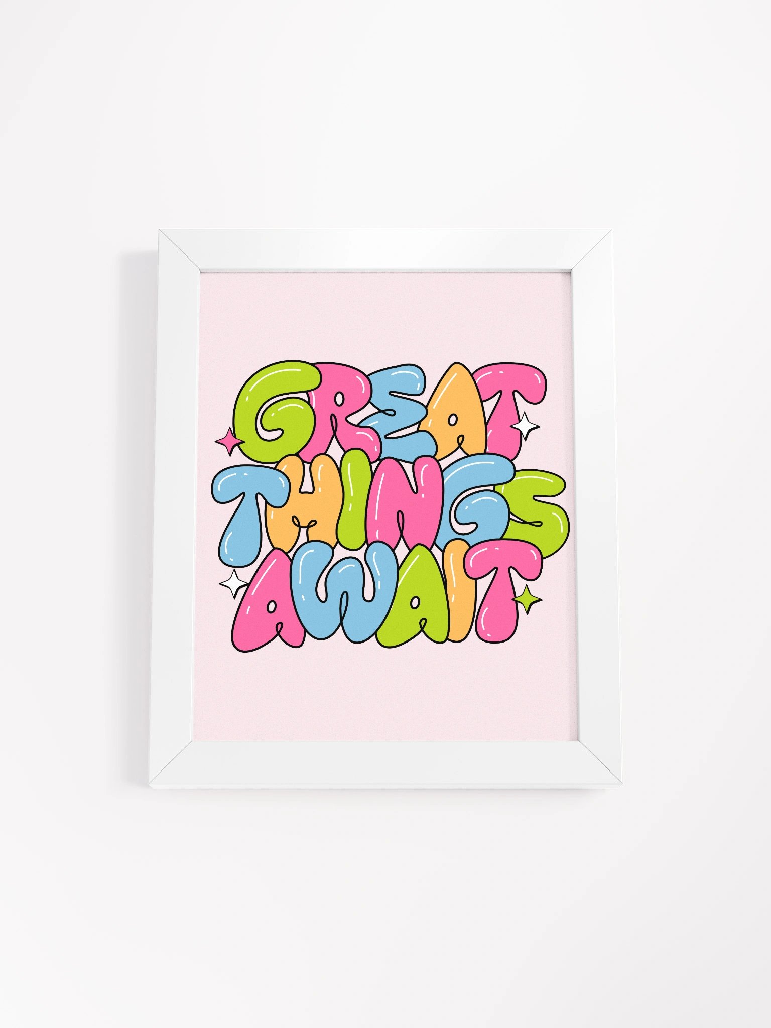 Great Things Await Framed Poster product image (1)