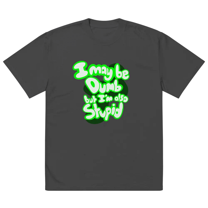 Dumb Kitty Stupid Kitty (Oversized T-Shirt) product image (2)
