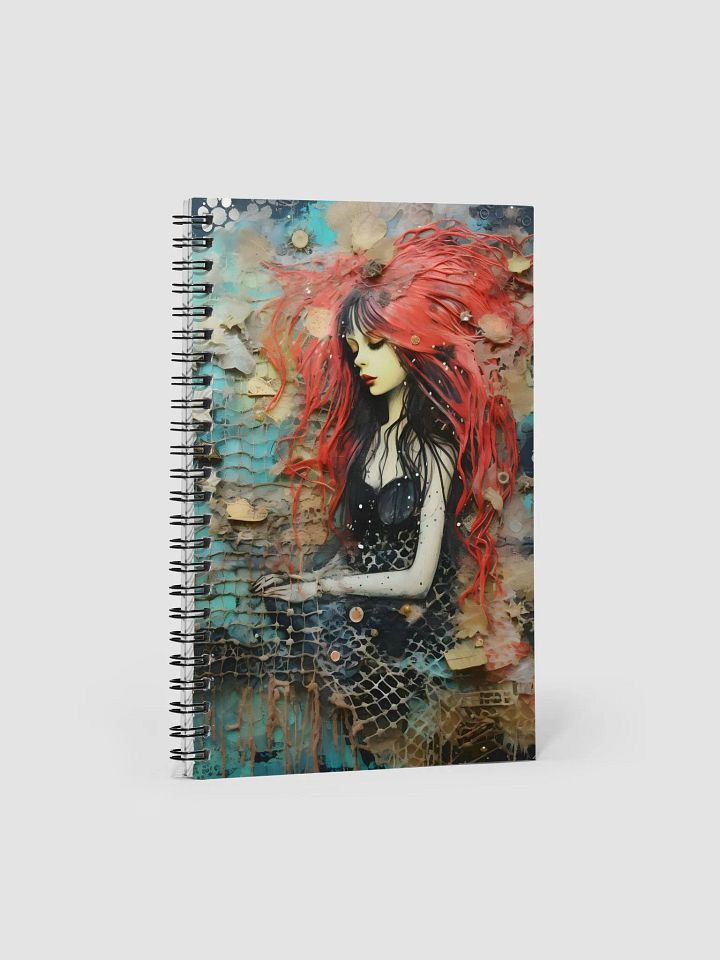 Red-Haired Contemplation Spiral Notebook product image (1)