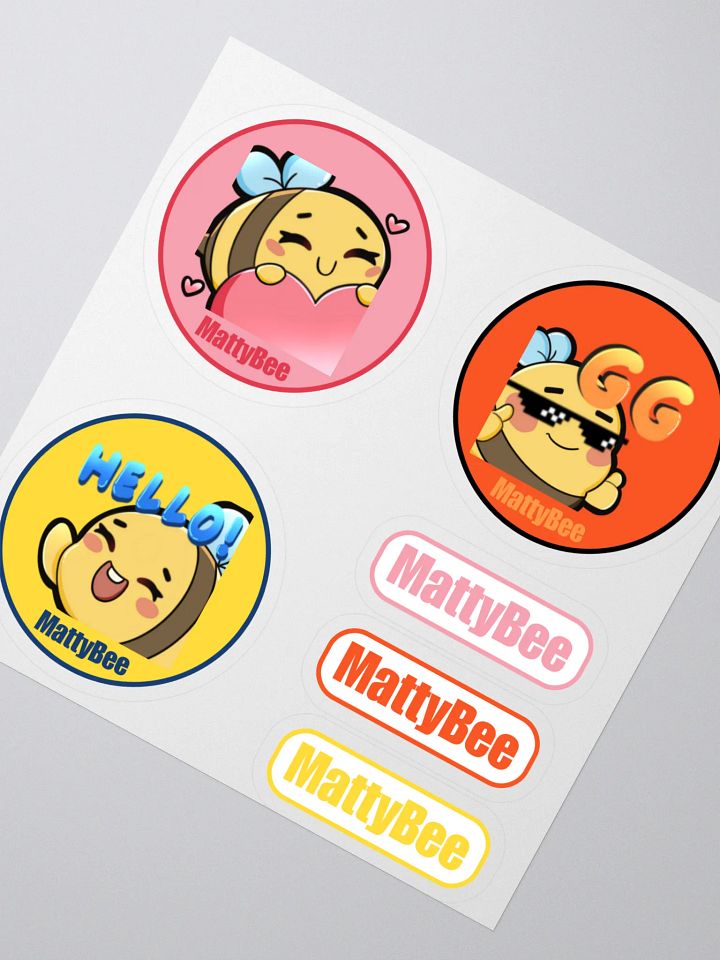 Emote Sticker Sheet #1 product image (2)