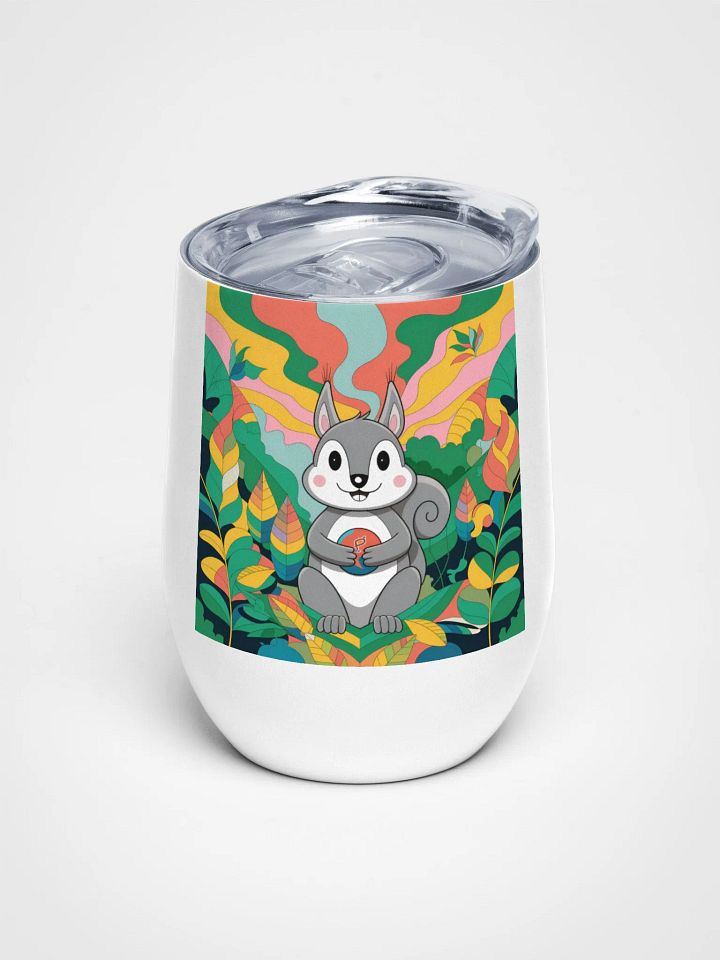 Whimsical Nutty Adventure Wine Tumbler product image (1)