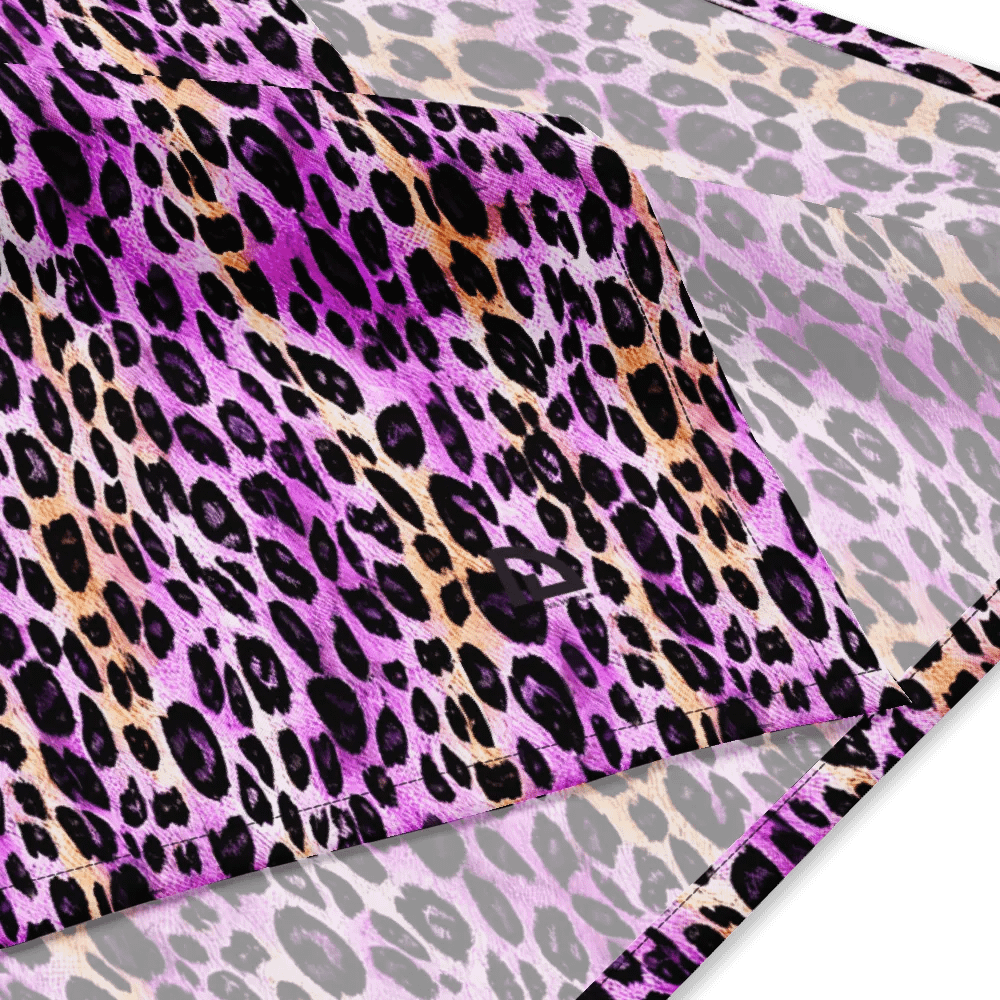 Purple Beige Leopard Bandana product image (4)