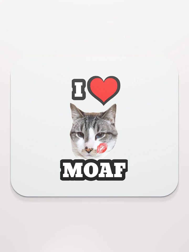I ❤️ Moaf Mouse Pad product image (2)
