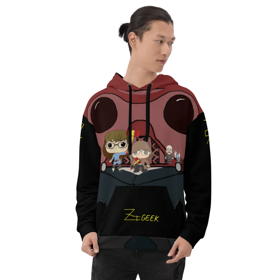 Dorn Geek Wars All Over Hoodie 2 product image (8)