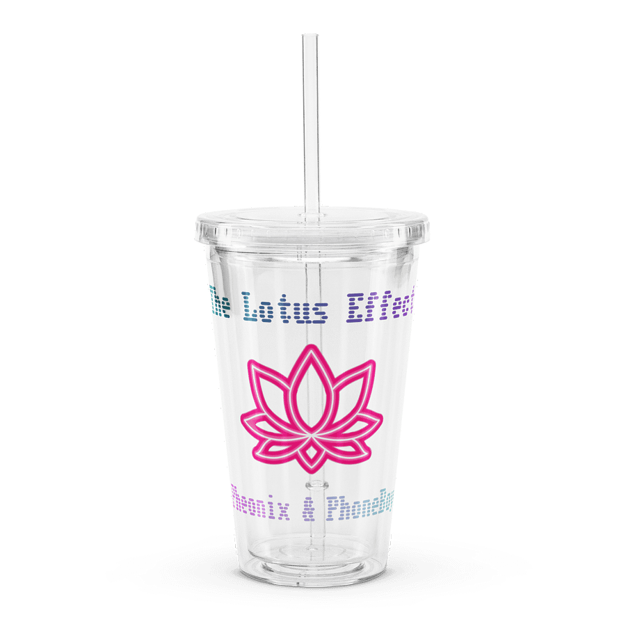 Lotus Effect Clear Travel Cup w/Straw product image (1)