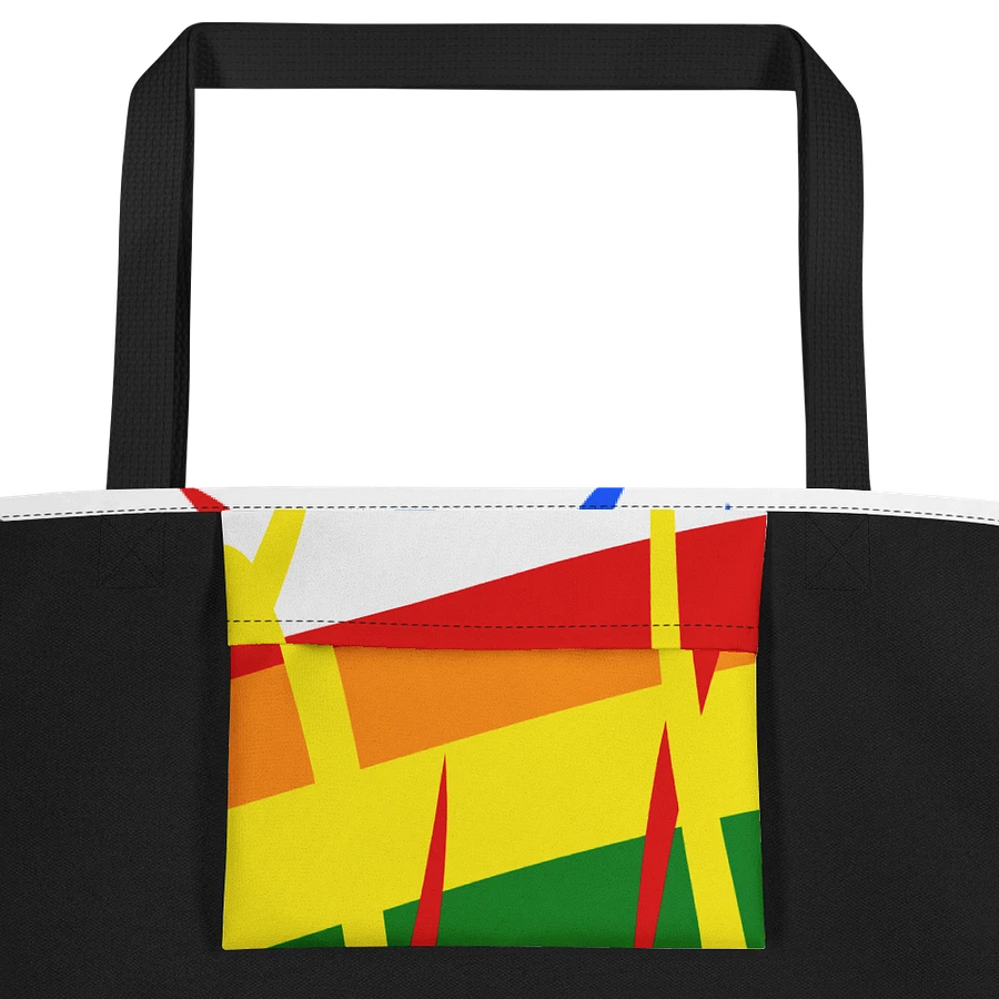 Rainbow Splash Tote with Pocket Inside product image (2)