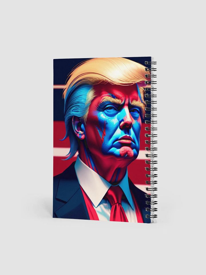 Blue and Red Spiral Notebook product image (2)