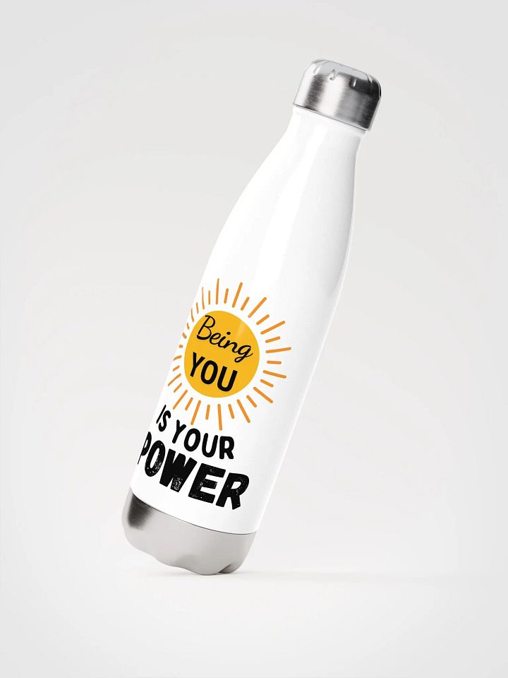 'Being You is Your Power' Steel Water Bottle product image (2)