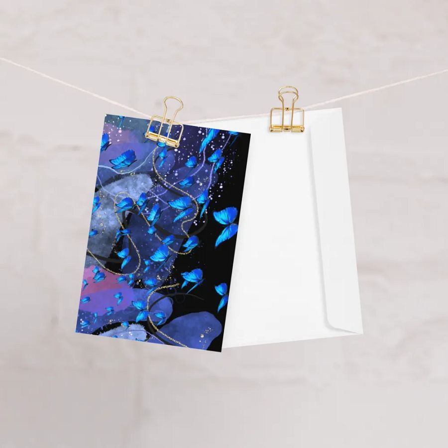 Whimsical Butterfly Dreams Greeting Card for birthdays and celebrations product image (12)