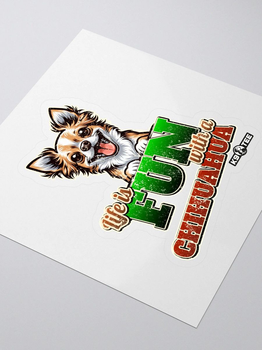 Fun Chihuahua Kiss Cut Stickers product image (3)
