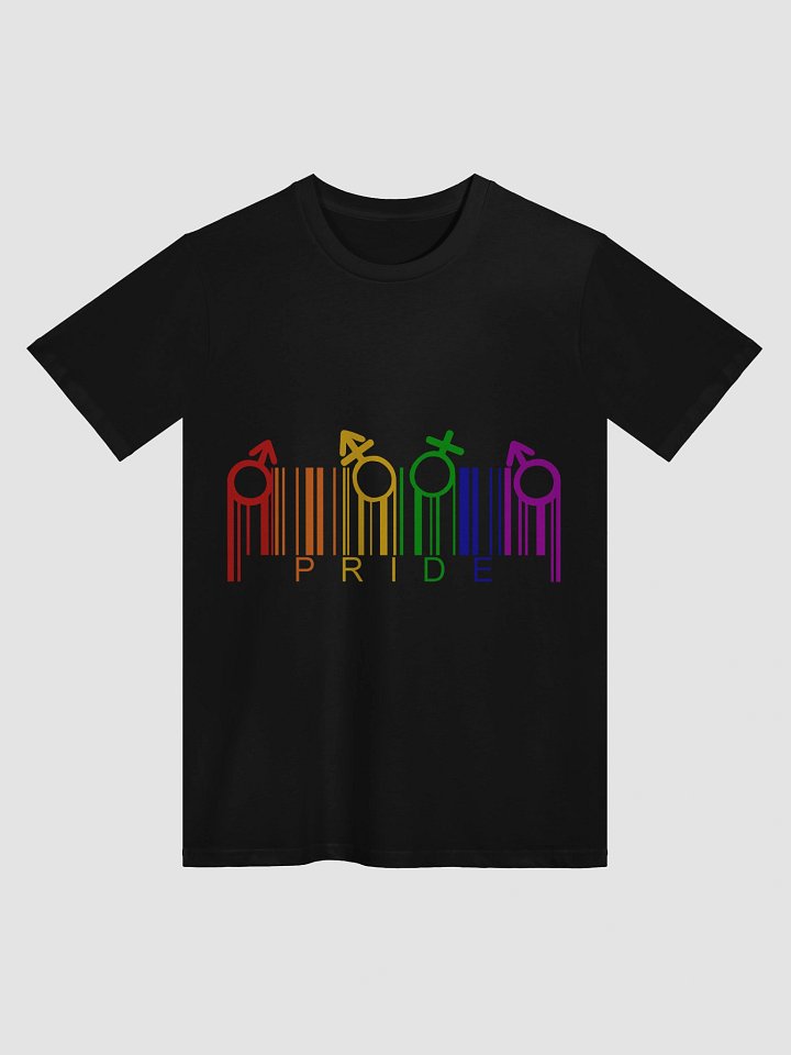 Rainbow Pride Barcode Tee product image (1)