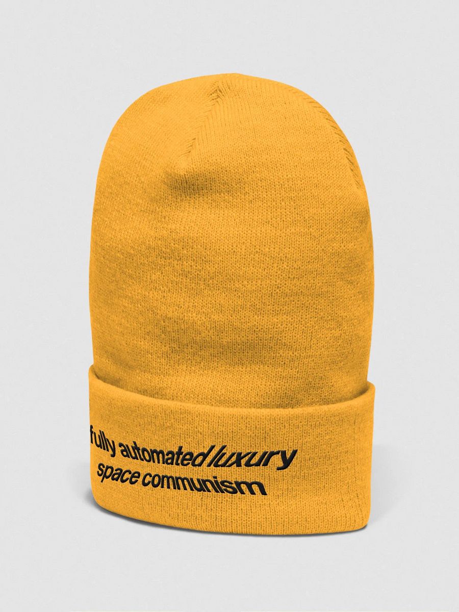 fully automated luxury space communism beanie - 100% turbo acrylic product image (2)