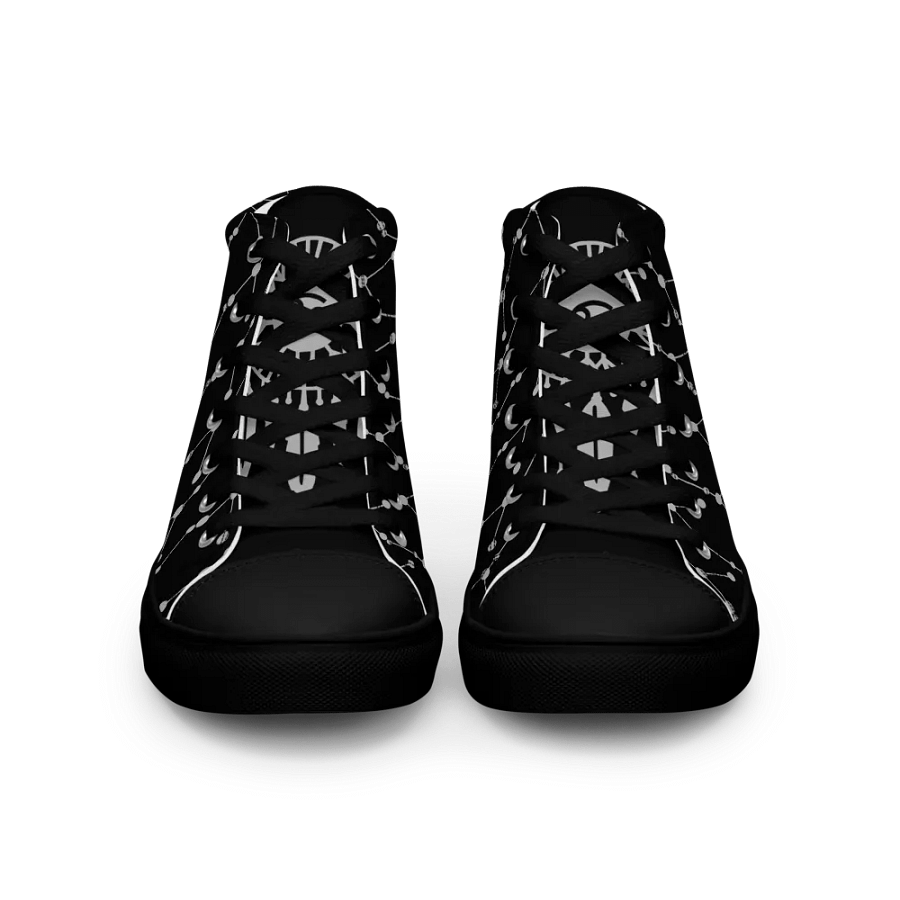 Cancer Symmetry High Top Canvas Shoes product image (3)