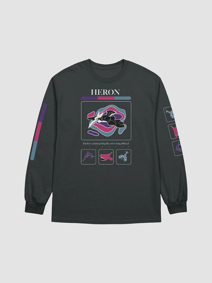 Heron- Long Sleeve (Black) product image (1)