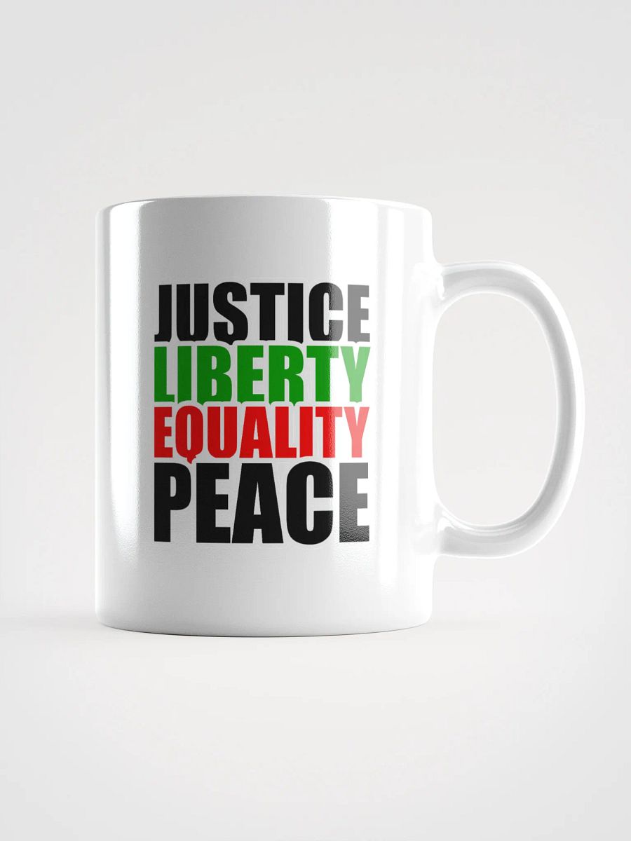 Justice Liberty Equality Peace - Mug product image (1)
